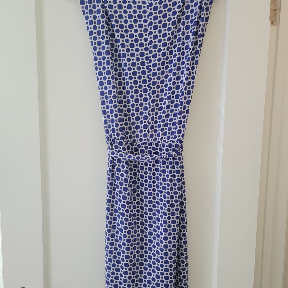 Banana Republic Dress Small blue & white